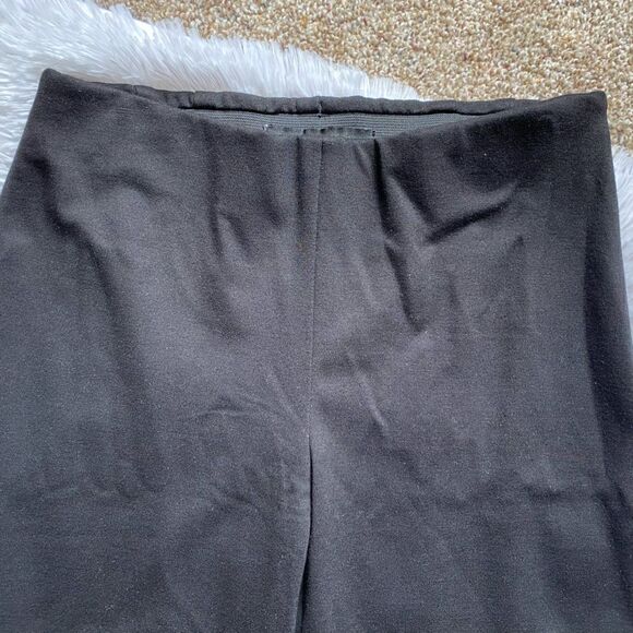 Donna Degnan Trouser Pants Pull On Black Straight Leg Side Zip Women’s Size 6 - Picture 3 of 9